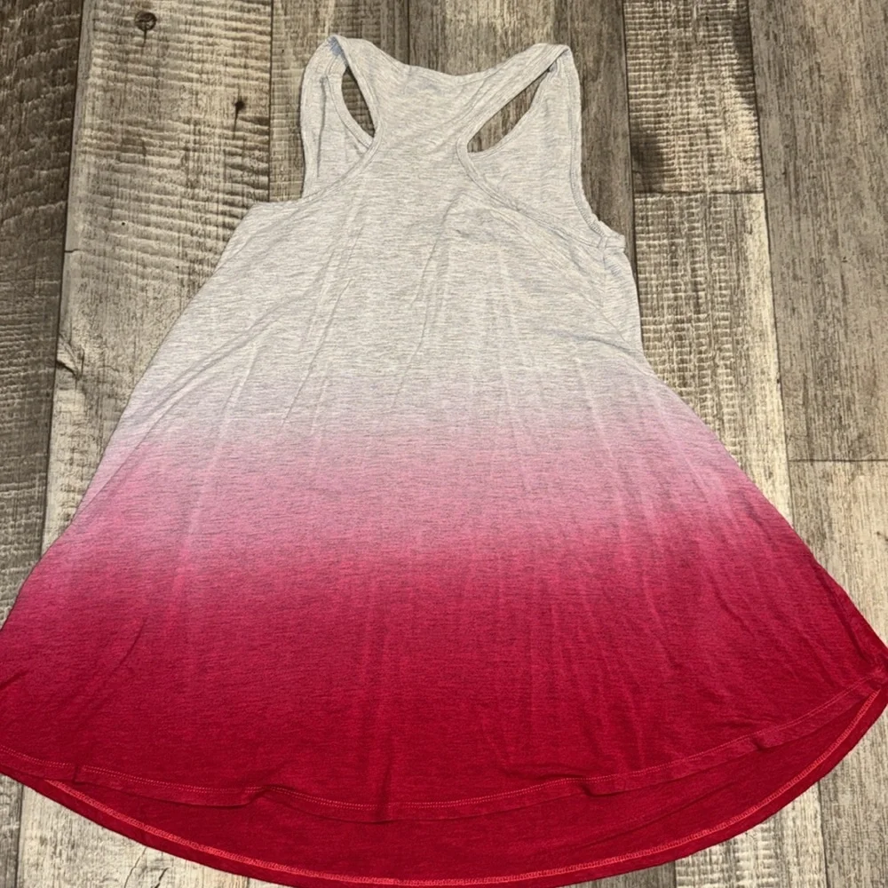 Gymboree Gray and Red Tank Top with Starry Design-size 7/8